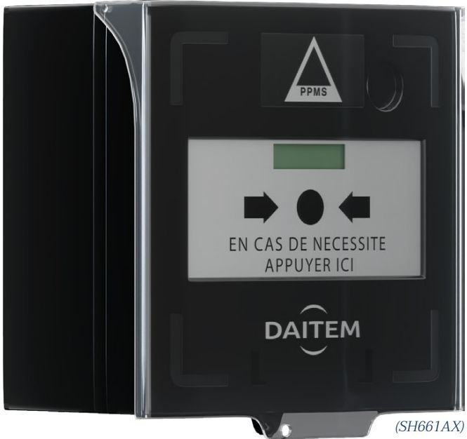 Alarme DAITEM Déclencheur manuel PPMS (Attentat / Catastrophe naturelle)