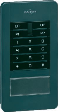 Alarme DAITEM Clavier vocal extérieur lecteur de badge et détecteur d'approche