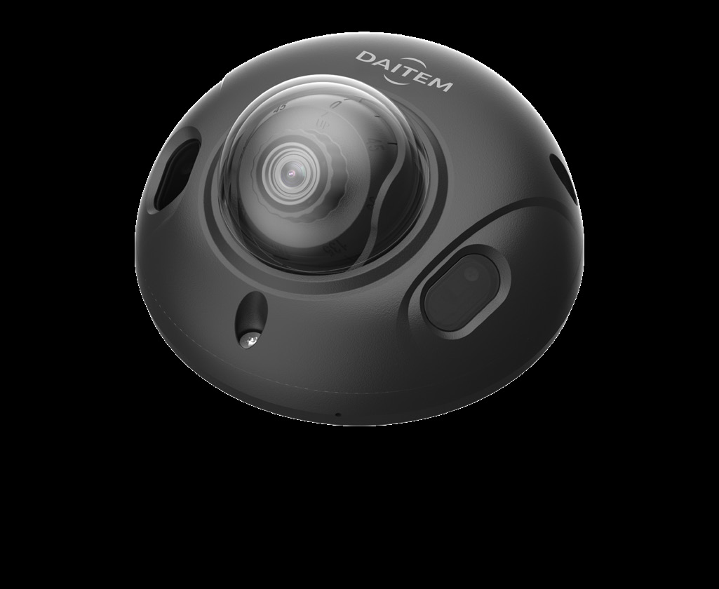 Alarme DAITEM Caméra mini-dôme 5 Mpx noire IA