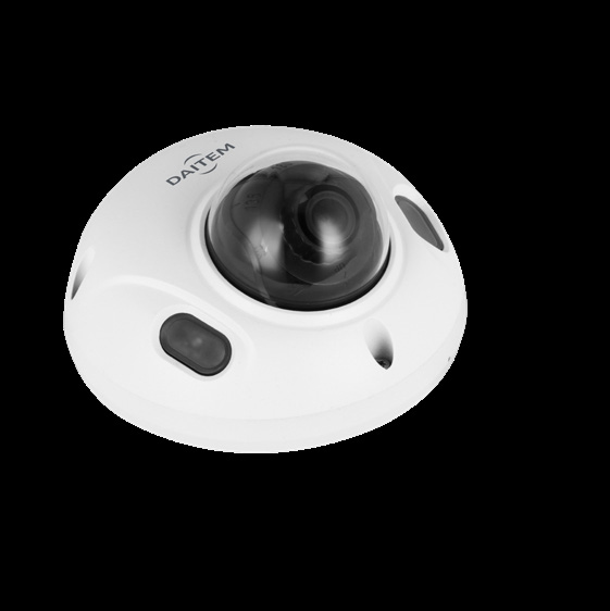 Alarme DAITEM Caméra mini-dôme 5 Mpx blanche IA