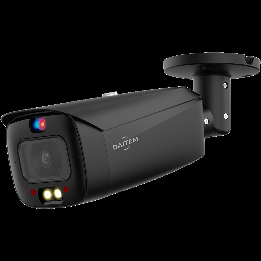 Alarme DAITEM Caméra tube IP 5 Mpx TiOC 3.0 — noire