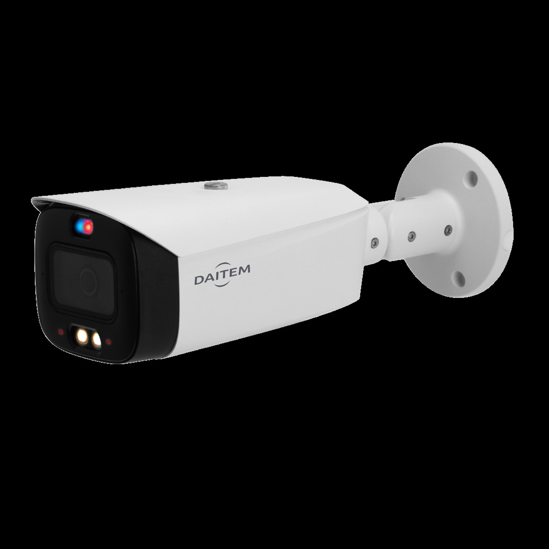 Alarme DAITEM Caméra tube IP 5 Mpx TiOC 3.0 — blanche
